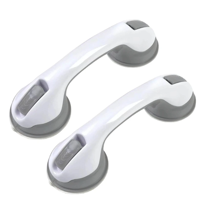 

2 Pcs Shower Handle Suction Shower Bar Heavy Duty Bathtub Grip Easy to Install