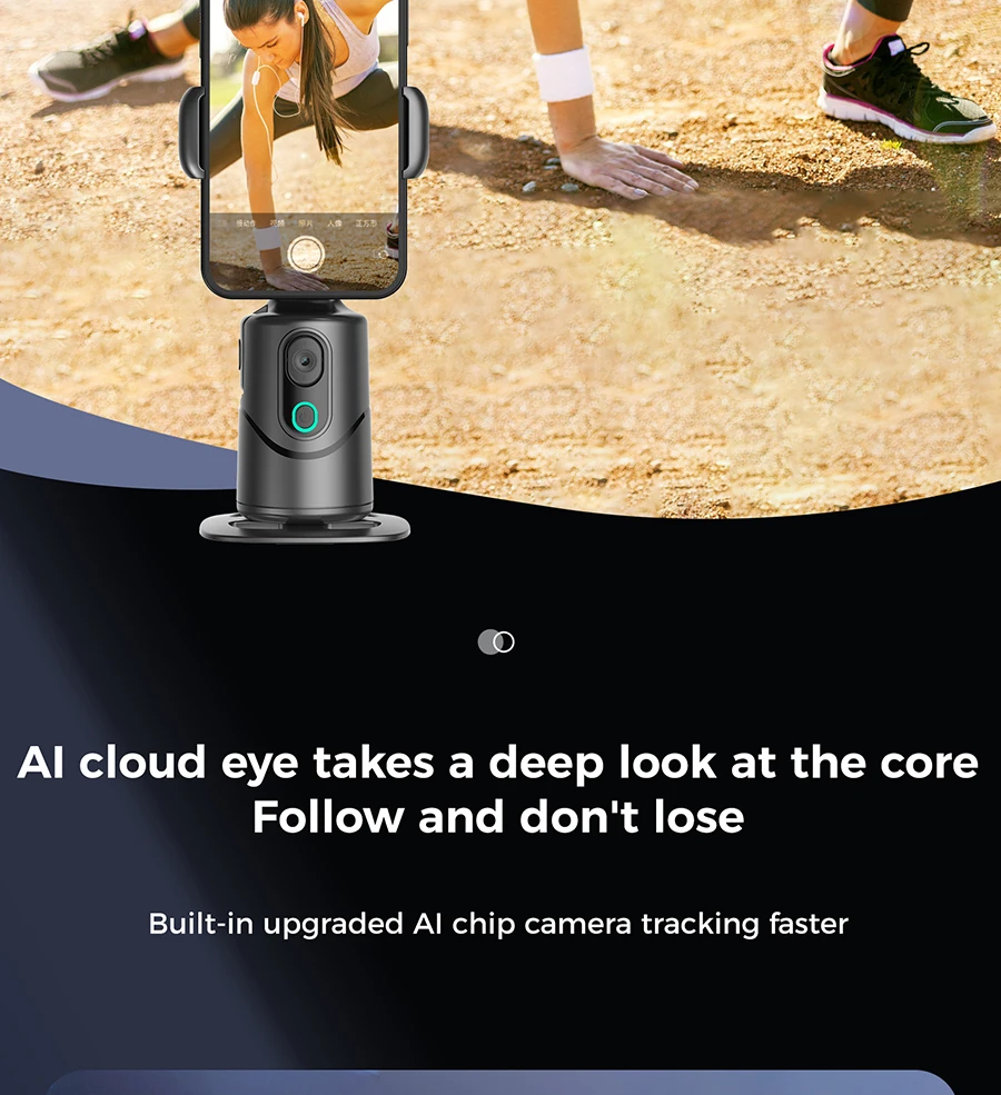 Caméra ptz 4k ai smart tracking pour streaming et bureau_voghion.com