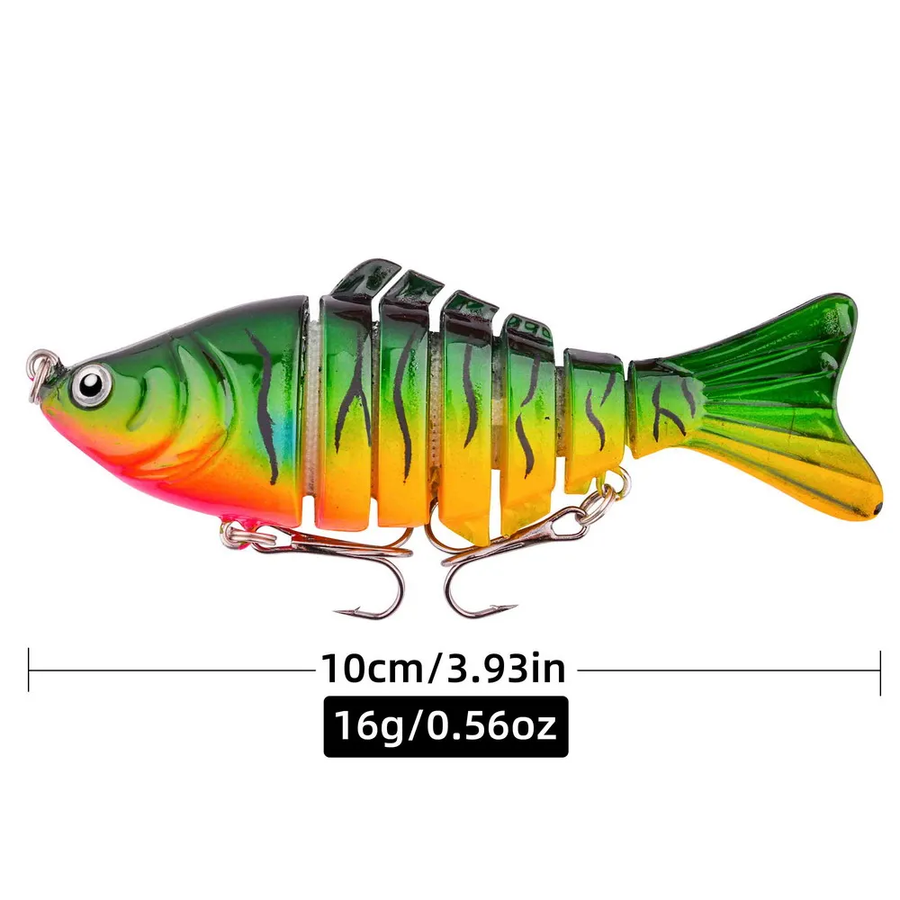 6 Pezzi Esca Da Trolling Minnow 12 Cm/14 G – Wobbler A Nuoto Per Bass, Luccio E Salmonidi
