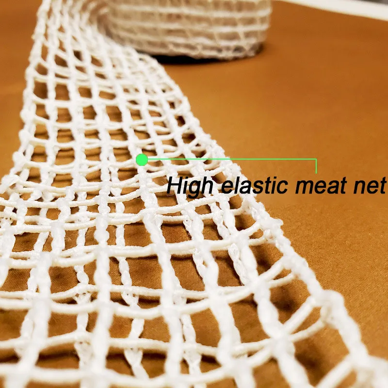 Meat Netting 3/5/8m Roll Elastic Ham Sausage Net Hot Dog Sausage Packaging