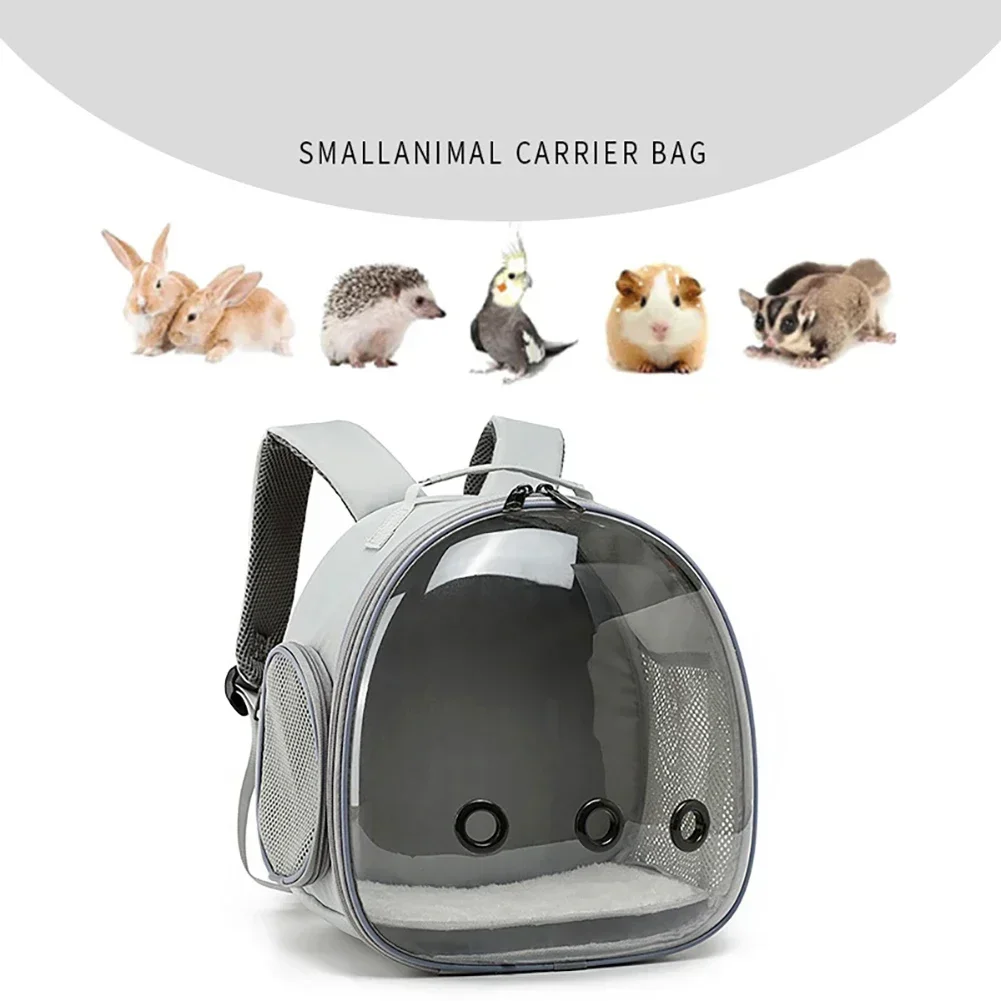 PortableTravel Pet BackpackAnimal Carrier BackpackBreathableCarrier Bag For Guinea PigBird Rabbit Hedgehog Hamsters Chinchilla pet carrier