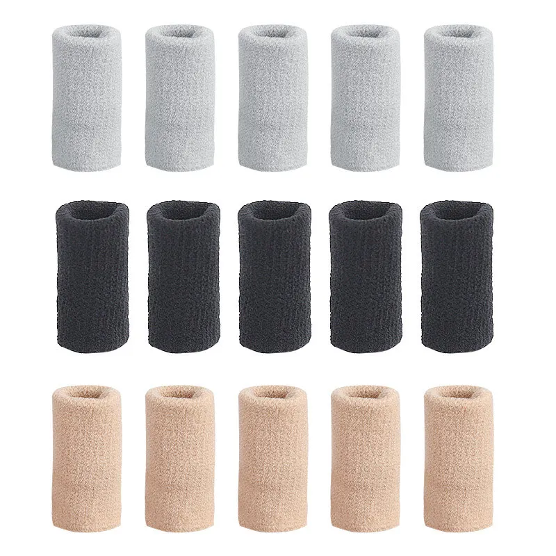 10pcs Elastic Sports Finger Sleeves Arthritis Support Finger Guard Outdoor Basketball Volleyball Finger Protection 5