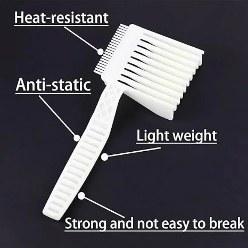 Peine de posicionamiento de peluquero curvo para hombre