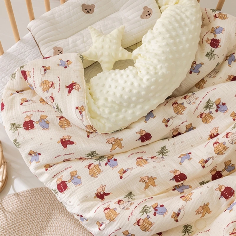Infant Swaddles Wraps Cotton Muslin Blanket for Baby Soft Breathable Cover