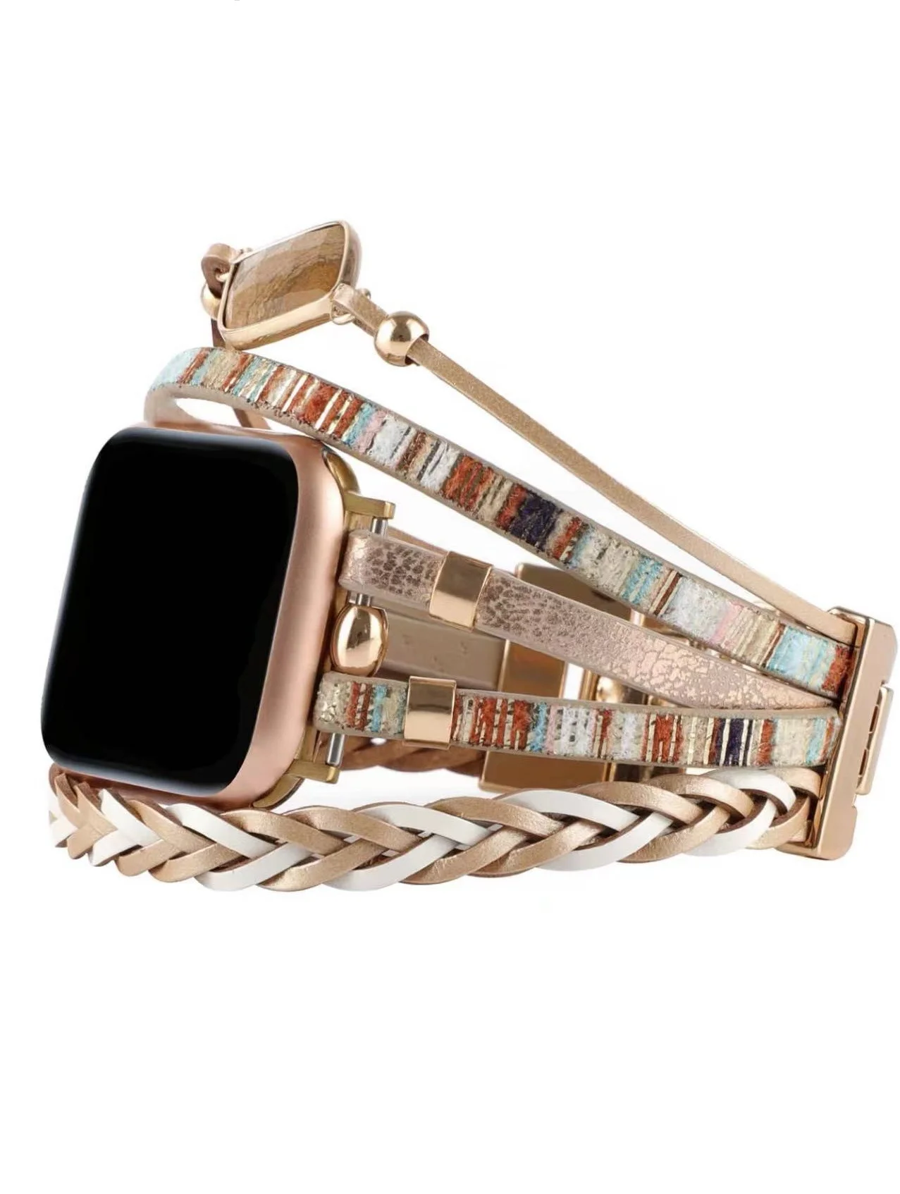 Elegant Metal Bracelet Link Strap for Women - Premium Watch Band Replacement