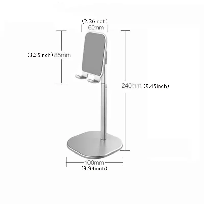 Compact Adjustable Phone Stand for Smartphones and Accessories