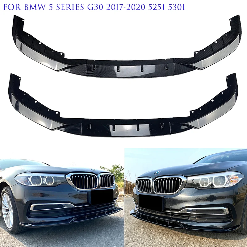 

Автомобильные запчасти передний бампер спойлер сплиттер бампер Canard губный разветвитель Крышка для BMW 5 серии G30 525i 530i 2017 2018 2019 2020
