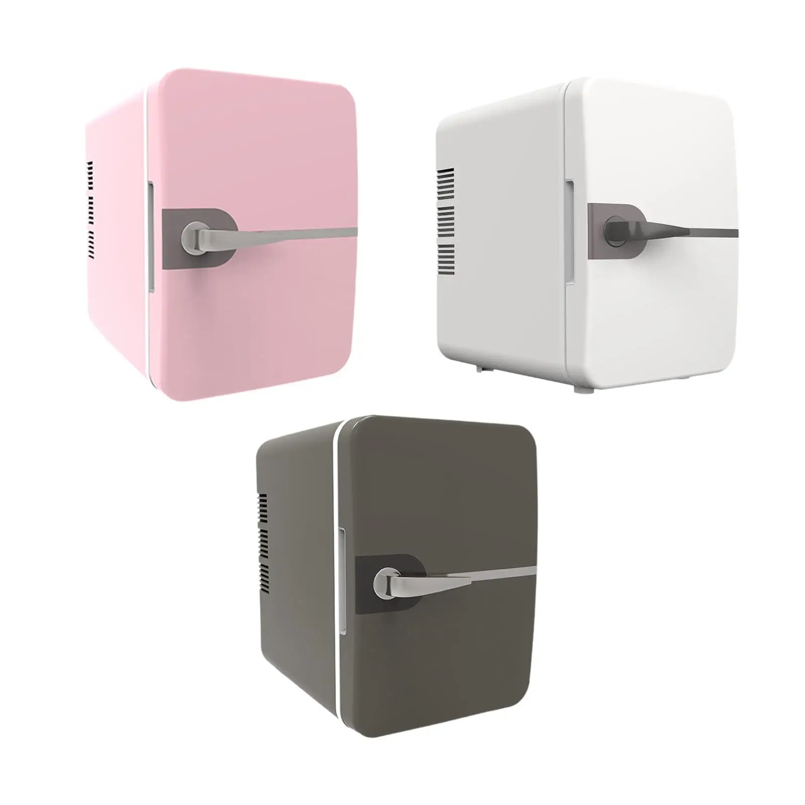 Mini Fridge for Bedroom 6L/8 Cans Small Refrigerator Portable Thermoelectric Cooling Warmer for Office Skincare Car Room Makeup