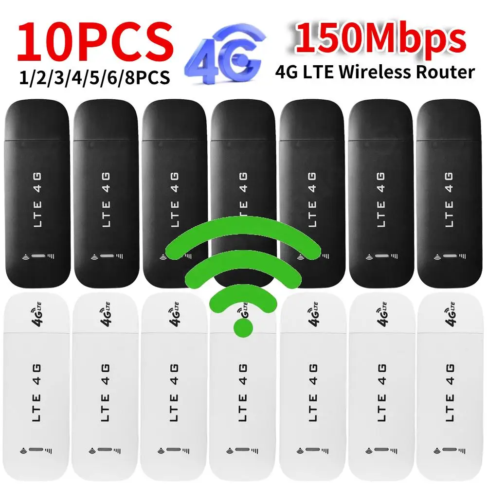Routers 4G LTE 150Mbps Wireless Router USB Dongle Modem Stick Mobile