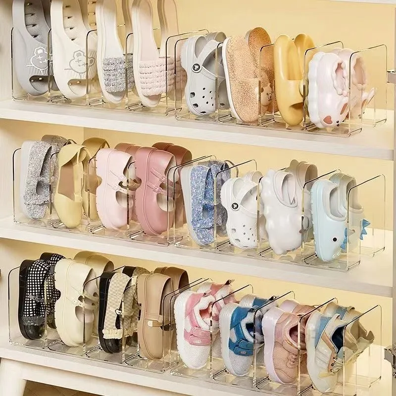 Baby shoe storage rack Shoe shelf Acrylic box Entry Baby shoe cabinet Children shoe box Large capacity cabinet to save space 3
