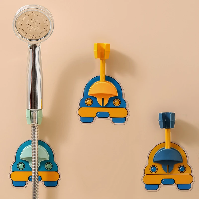 

Cartoon Shower Head Holder Flexible Shower Head Holder Adjustable Shower Head Wall Mount Holder for Hand Held Shower Head