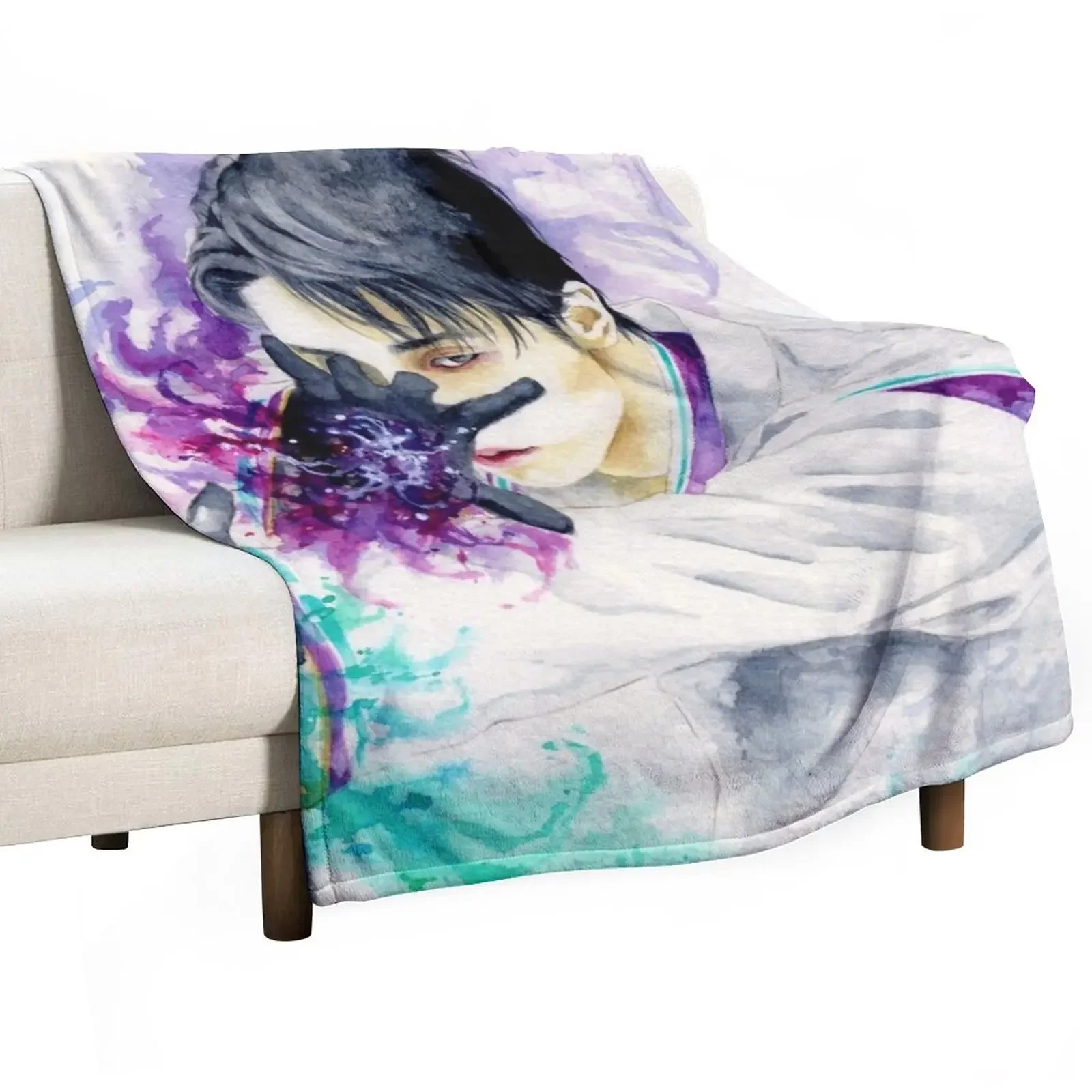 

Yuzuru Hanyu - Seimei Throw Blanket Personalized Gift Cute Blankets