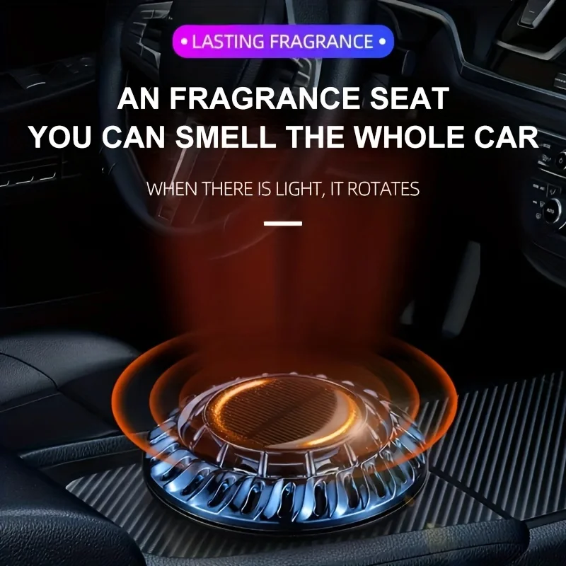 Solare Auto Rotante Astronave Auto Aromaterapia Profumo Deodorante per l'aria Olio essenziale Diffusore per auto Profumo per filtro dell'aria - Image 4