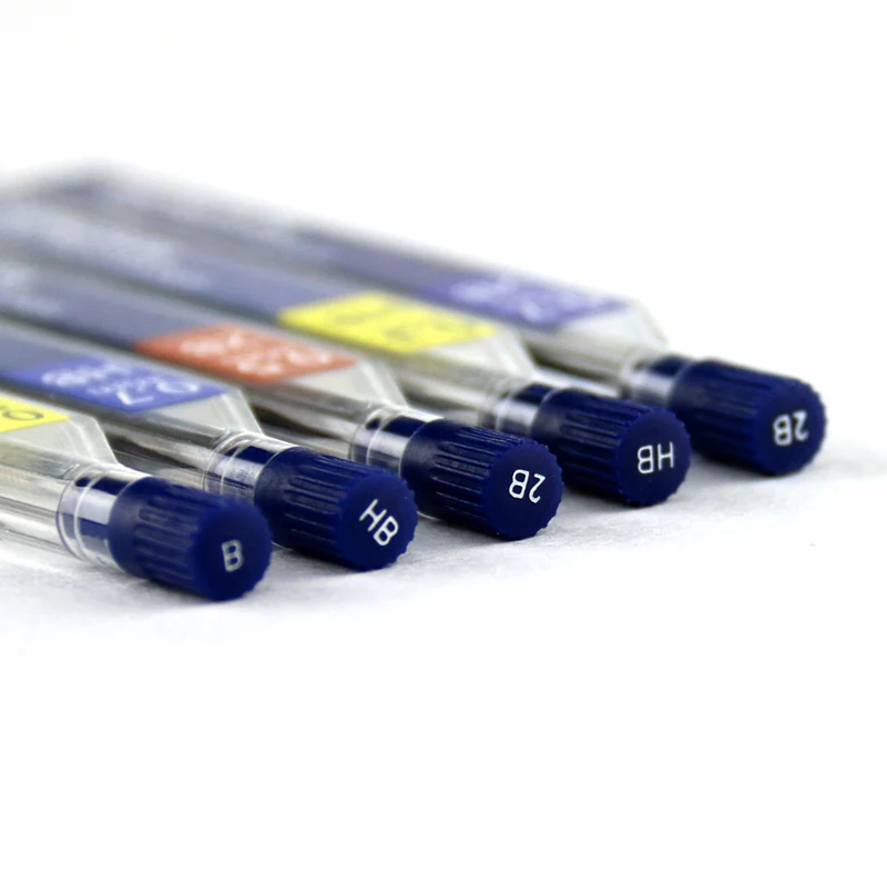 1pc Staedtler 250 Mechanical Pencil Lead Super Fine Anti-cracking 0.3/0.5/0.7/0.9/1.3 2H/H/HB/B Mars Micro Carbon Polymer Refill 4