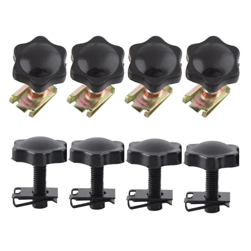 

50JA Black Motorcycles Saddlebag Locks Mounting Security Theft Deterrent Bracket Hardware Screw Bolt For Davidson