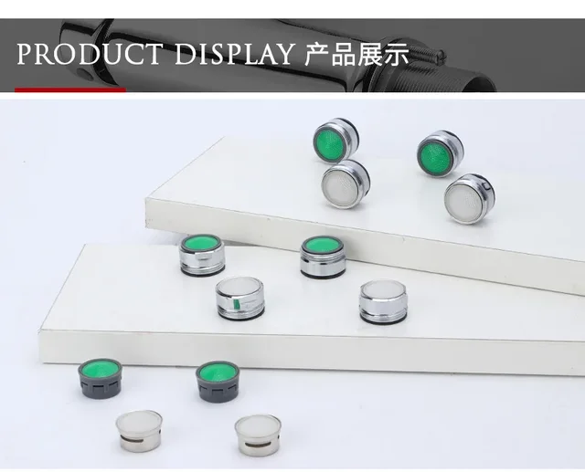 2ชิ้นก๊อกน้ำห้องครัวตัวกรองกันน้ำกระเด็นแกนตาข่ายเต้าเสียบประหยัดน้ำอุปกรณ์เสริมก๊อกน้ำห้องครัว 6