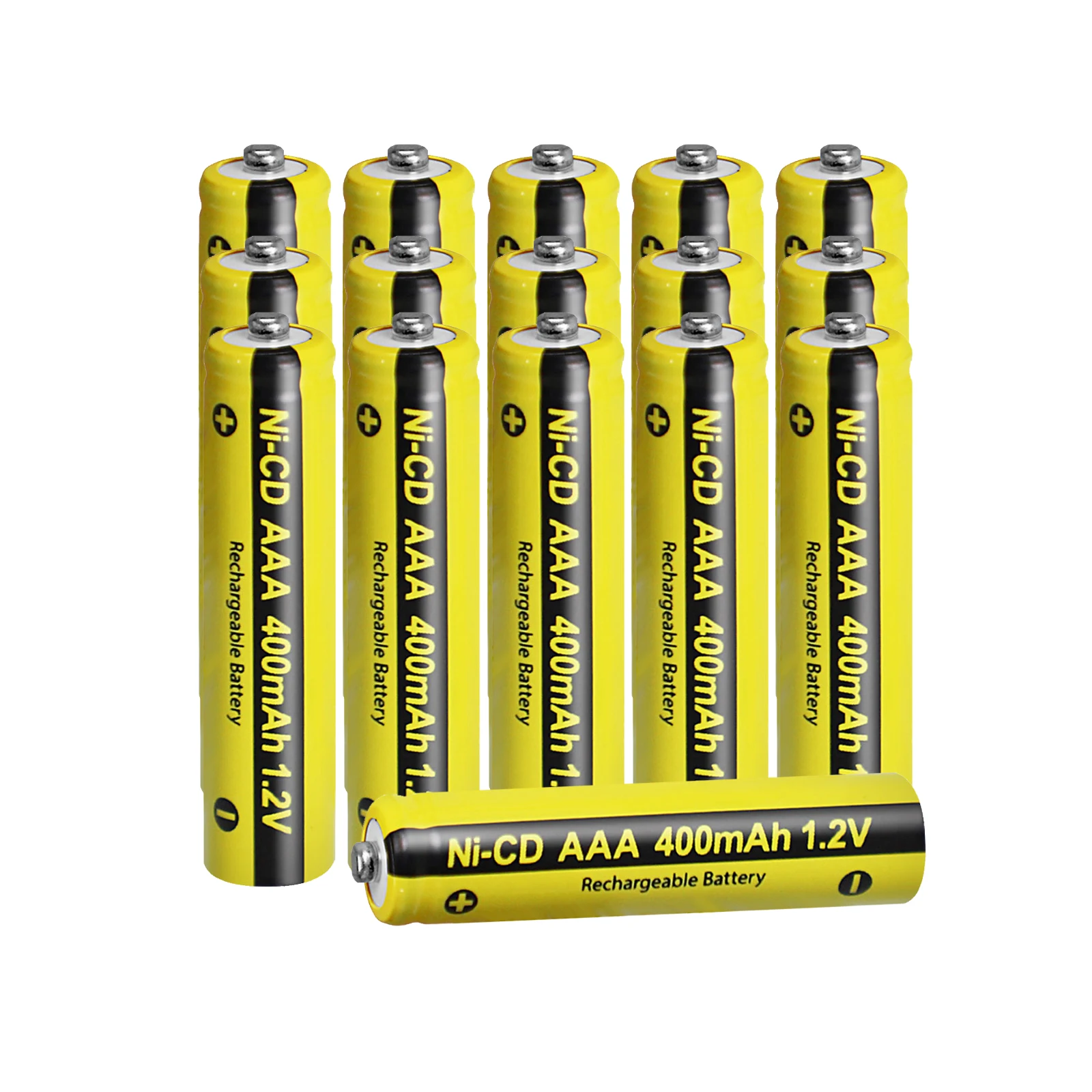 16 pièces PKCELL AAA batterie 400 mah aaa nicd 1.2 v batterie