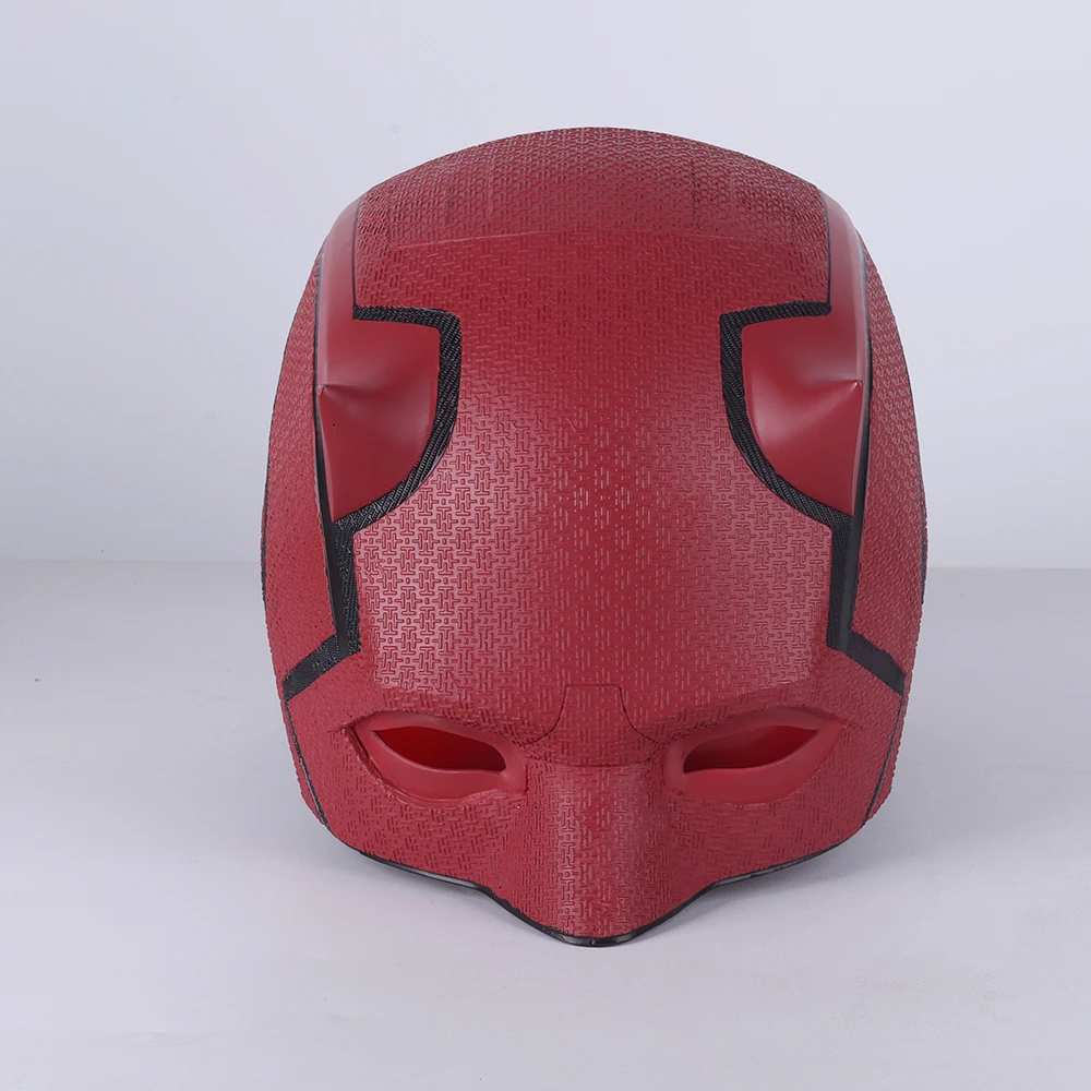 Masquerade Mask Movie Superhero Mask Cosplay Half Face Wine Red Masks Fiberglass Helmet Adult Men Halloween Carnival Props