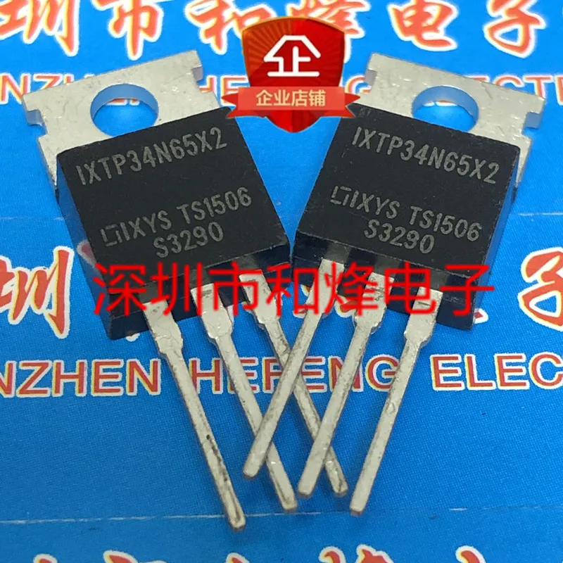 

5 шт.-10 шт. IXTP34N65X2 TO-220 650V 34A в наличии, новый и оригинальный