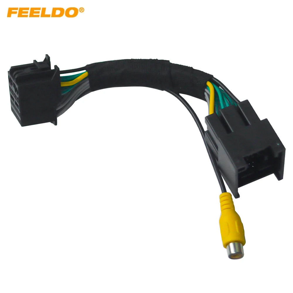 

FEELDO Reverse Camera Input Cable For Ford Sync 2.5 (32 Pin Type) Focus/Transit/Kuga/C-max/Fiesta/Ecosport/Mondeo/Puma/S-max