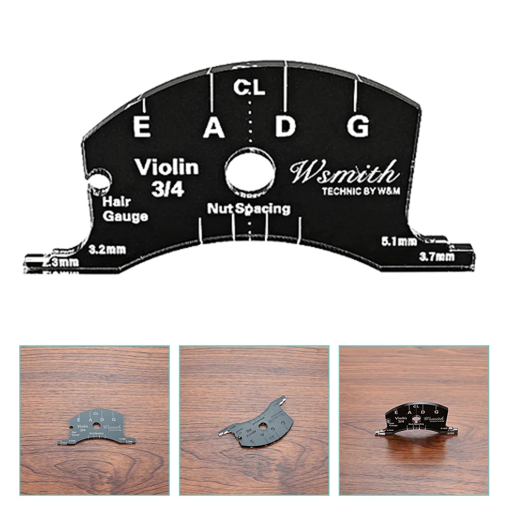 

Measuring Tools Violin Bridge Fingerboard Scraper Bass Accessories Supply Plastic Accessory Template Face