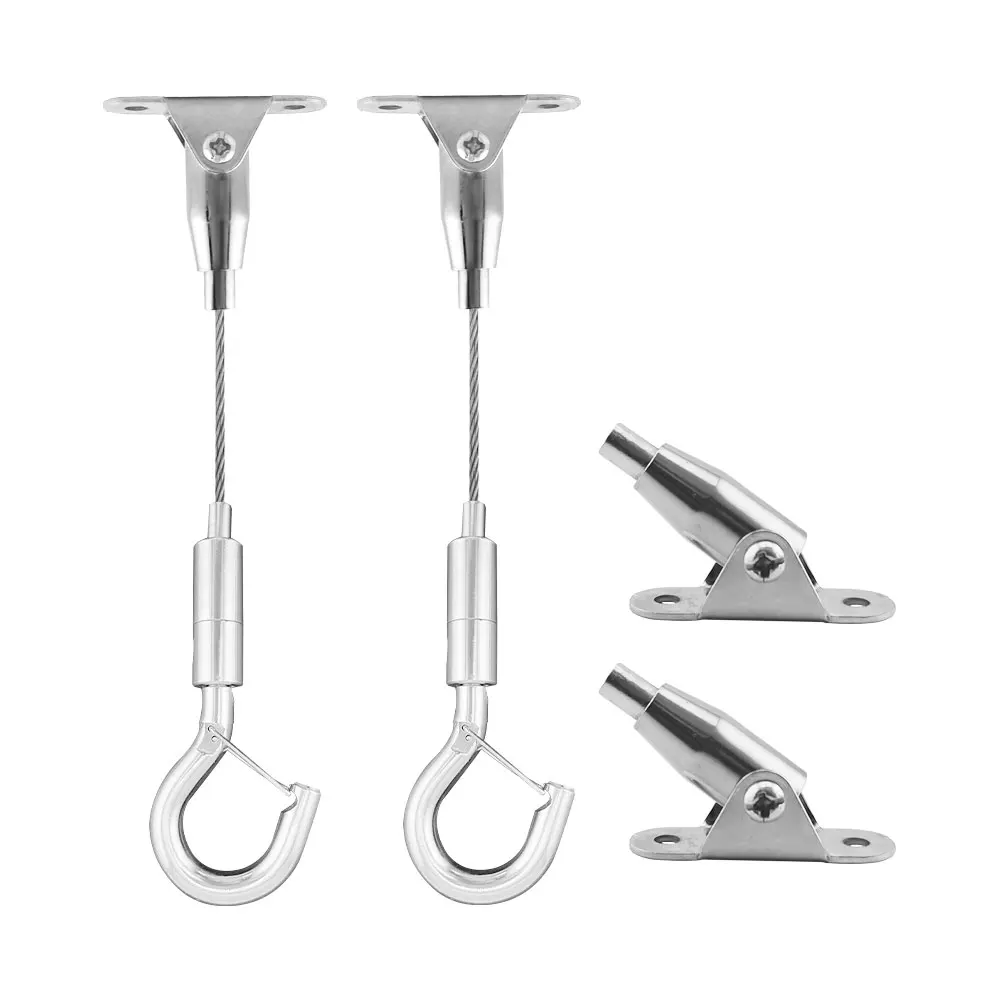 Verstellbarer Edelstahldrahtseil-Hänge hakens atz mit multifunktion alem Feder haken und 180 ° beweglicher Code-Sicherheits last 30kg – Detail 2