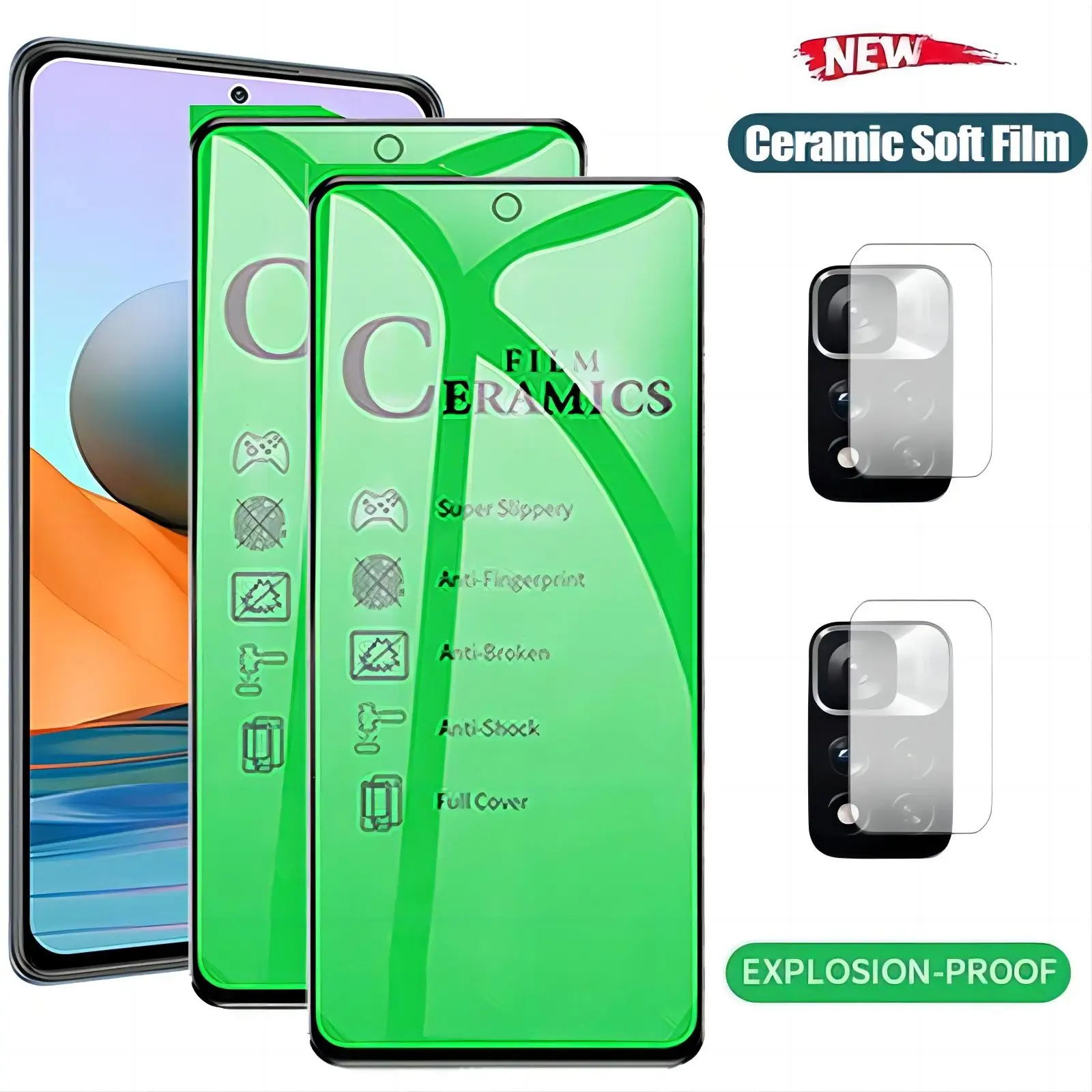 Screen Protector Ceramic Film For Xiaomi Redmi Note 10 11 Pro Plus 11S