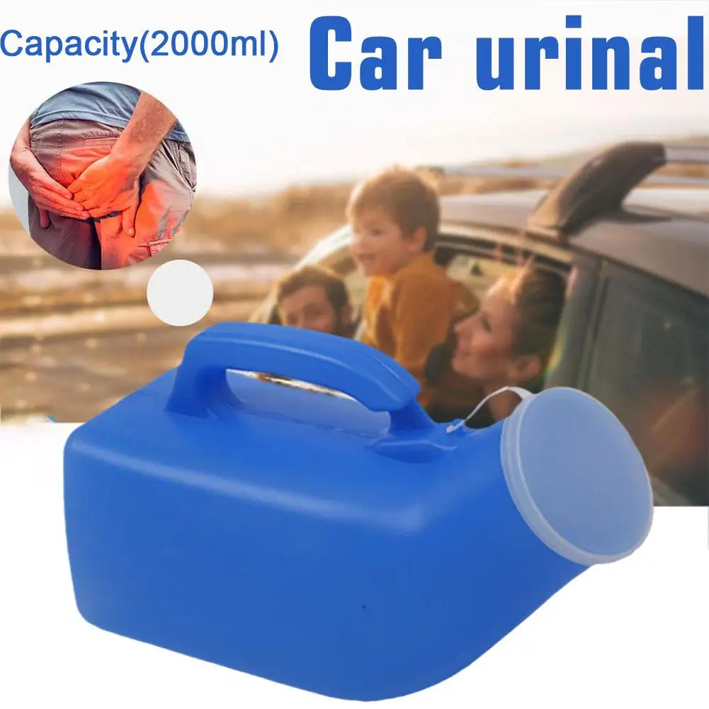 Portable Incontinence Bottles 2000ML Plastic Mobile Urinals Men Children Outdoor Travel Kit Urgent Urine Urinal Bottle portable urinal bottles