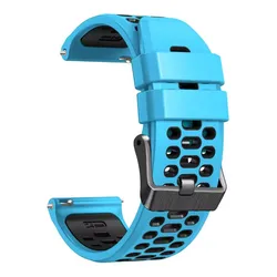 Sports Silicone Watch Strap Bracelet - Garmin Venu X1 (Blue black)