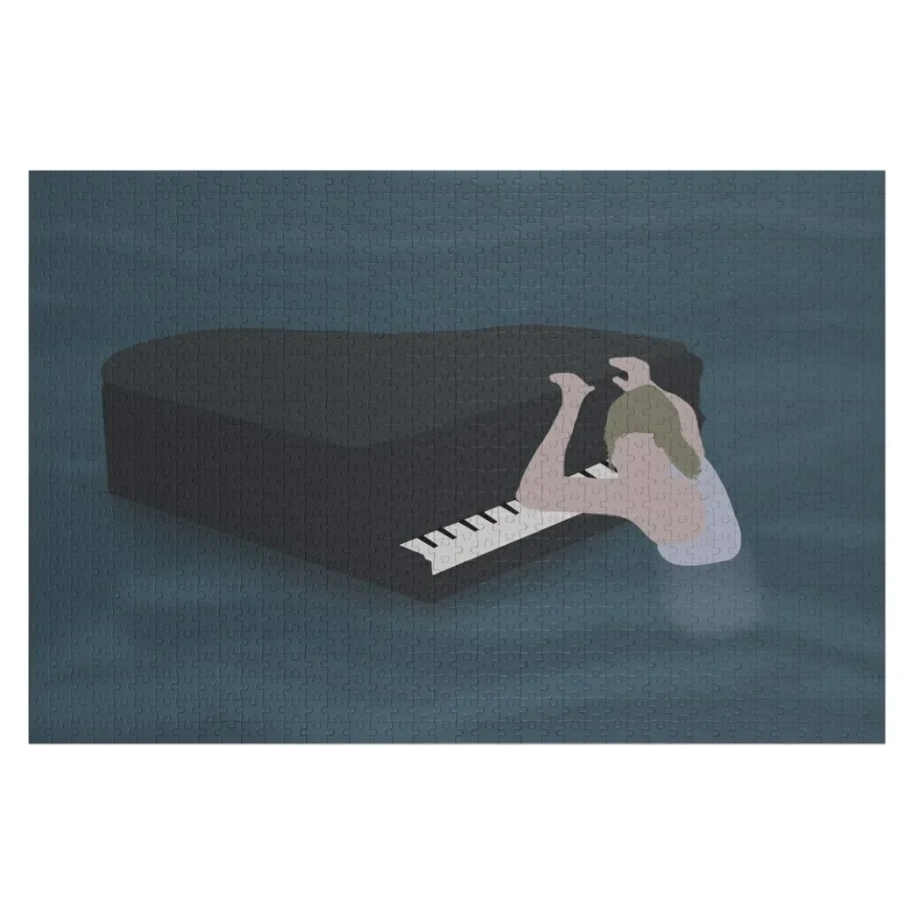 Piano Drowning Jigsaw Puzzle Custom Wood Baby Wooden Personalize Puzzle