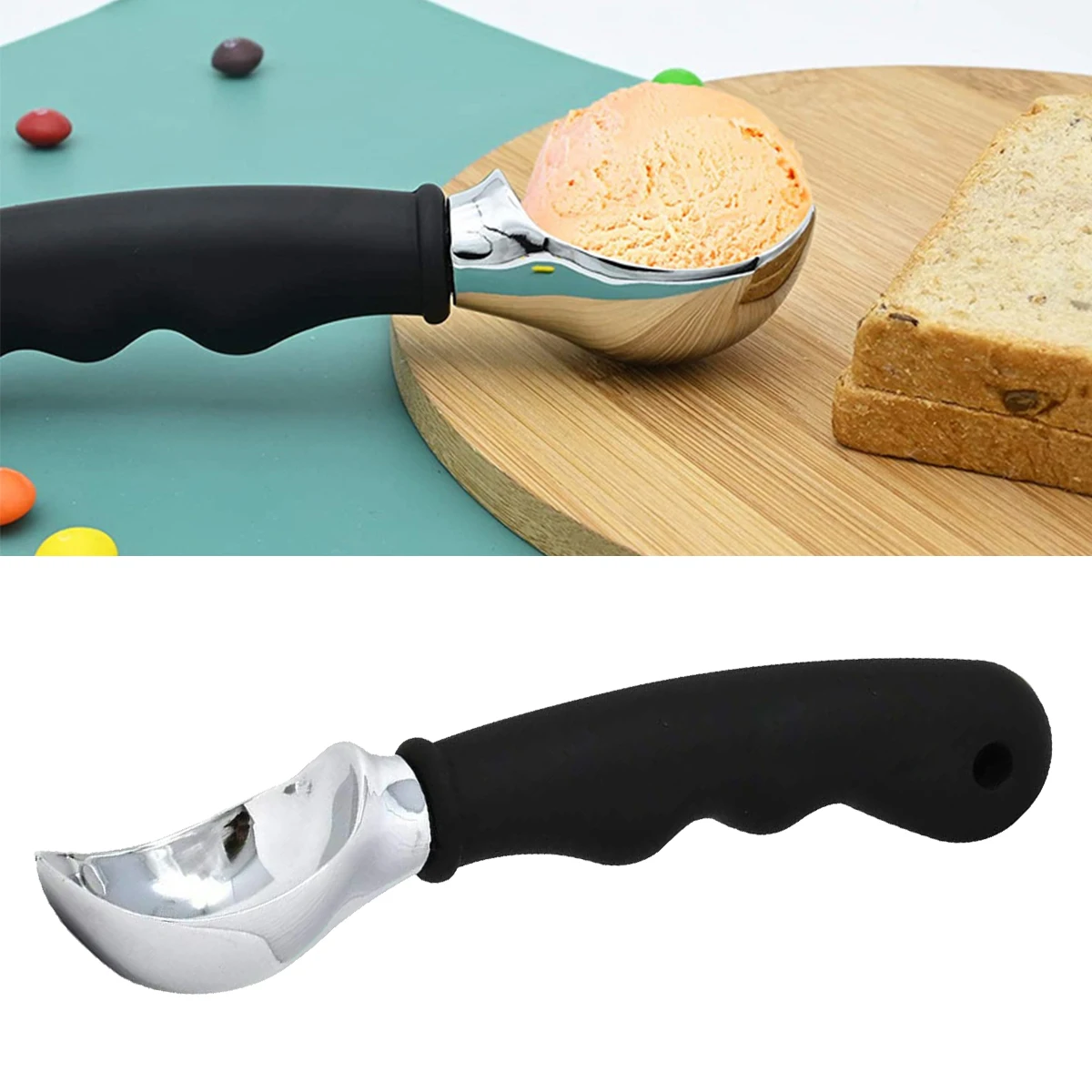 

Watermelon Ice Cream Dig Ball Spoon Scoop Fruit Carving Knife Cutter Scoop Watermelon Melon Fruit Gadgets DIY Cold Dishes Tool