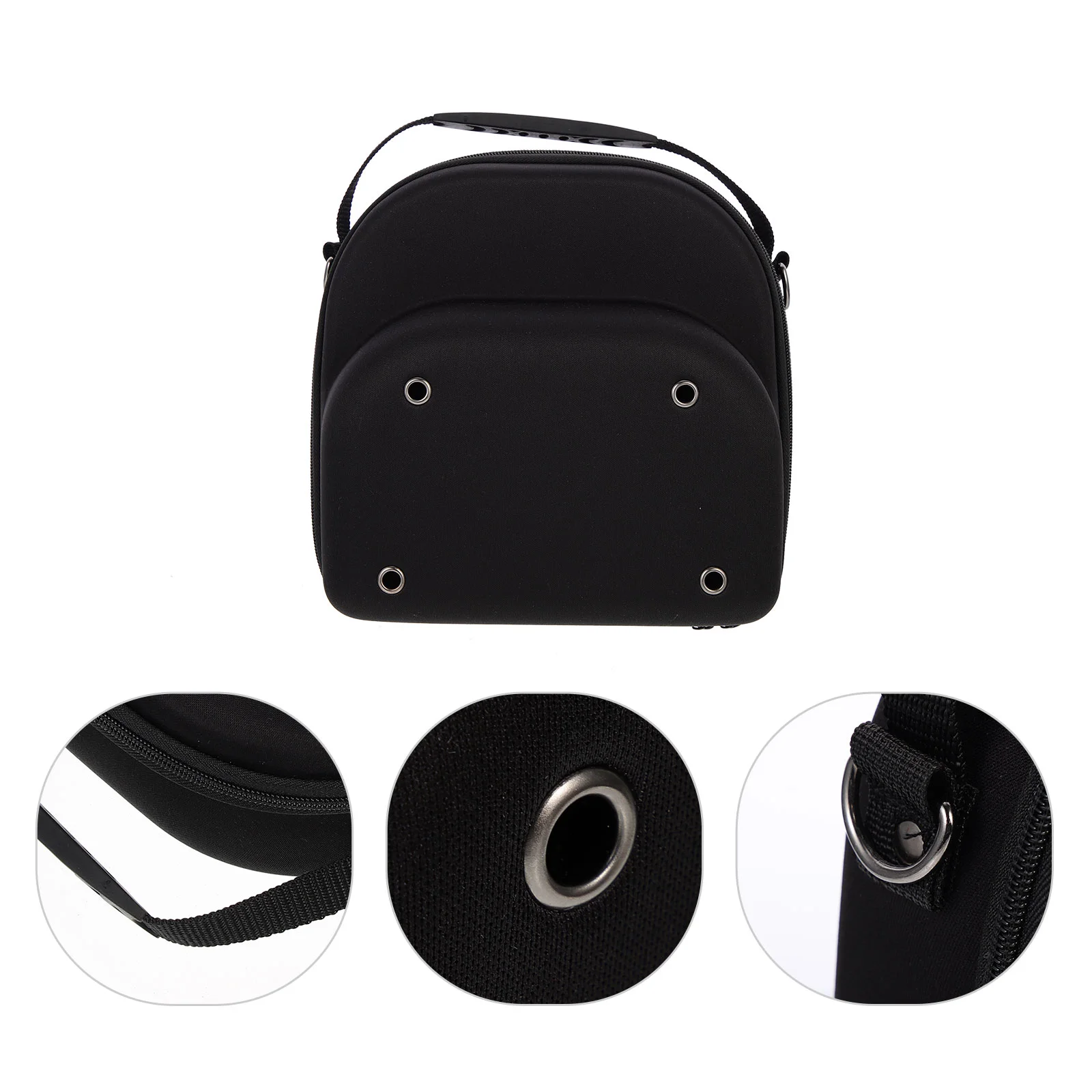 

Baseball Caps Box Baseball Cap Storage Bag Travel Portable Baseball Cap Bag Travel Hat Carrier Case Hat Storage Box Black