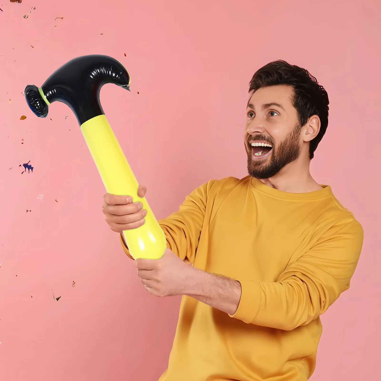 1 세트 어린이를위한 풍선 망치 렌치 드라이버 세트 대화 형 놀이 활기찬 색상 테마 파티 장식