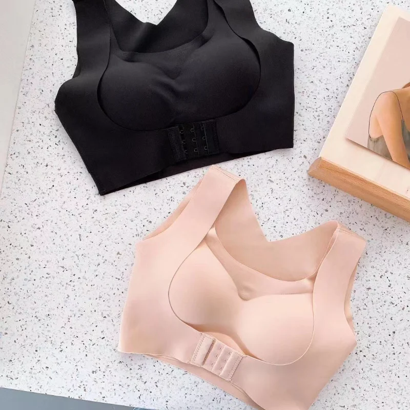 

Corrected Underwear 2-in-1 Bra Breathable Student Corrected Hump Gathered Without Steel Ring Underwear Female