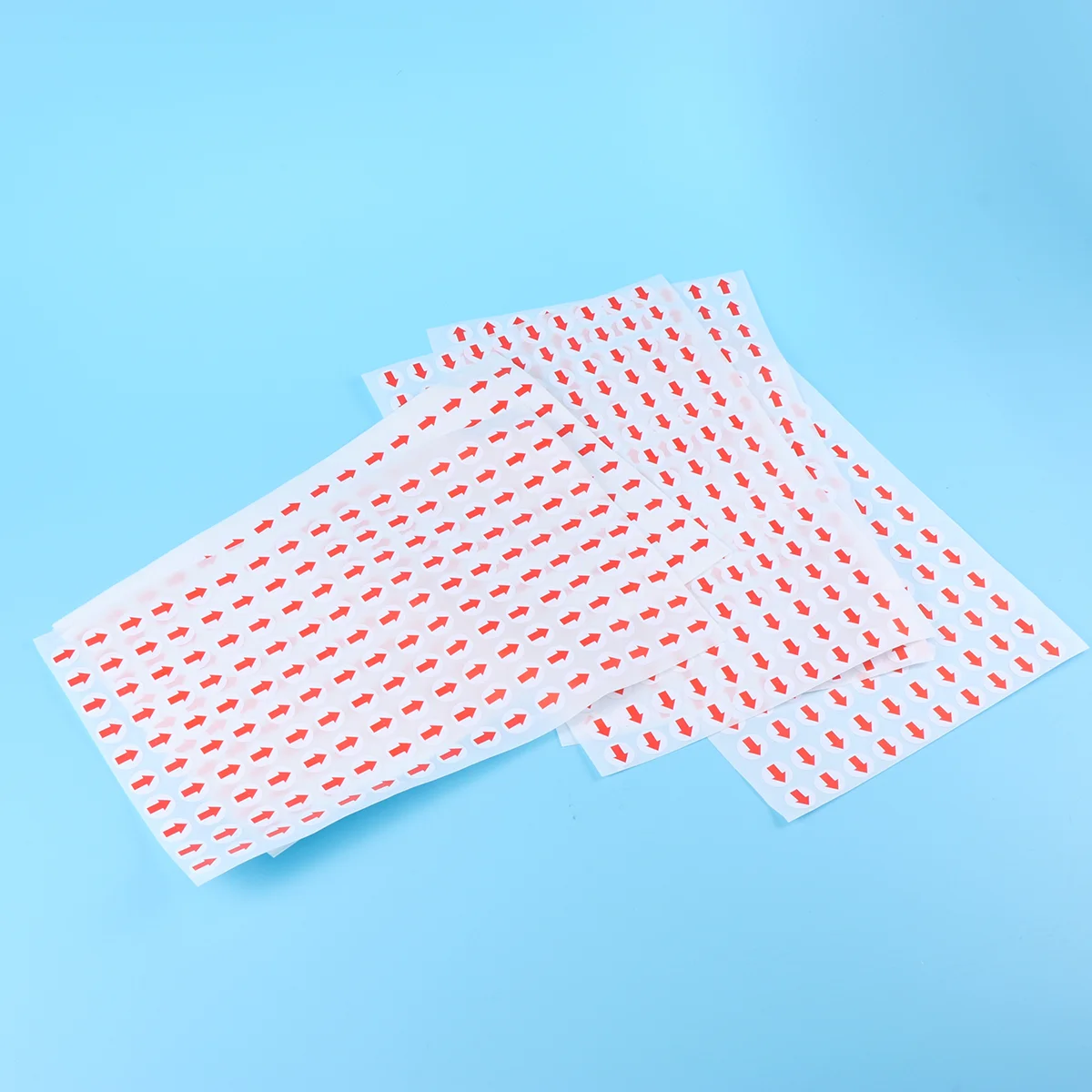 

10mm Self Adhesive Sticky Arrow Labels Small Circle Dot Stickers Product Inspection Defect Indicator Tape (White+Red)