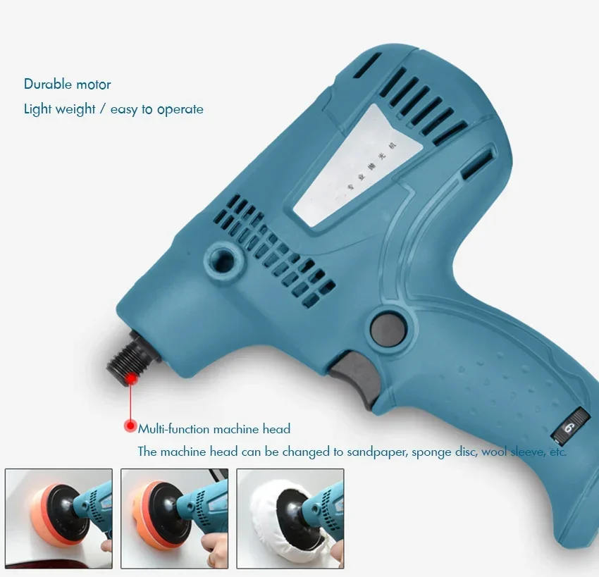 Electric Car Polisher 6-Speed 600W