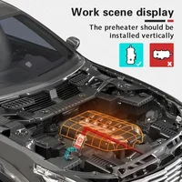 Chauffage de moteur de voiture diesel, préchauffeur antigel, liquide de refroidissement de camion, chauffage de stationnement, accessoires de chauffage de voiture, 3000W, 220V 3