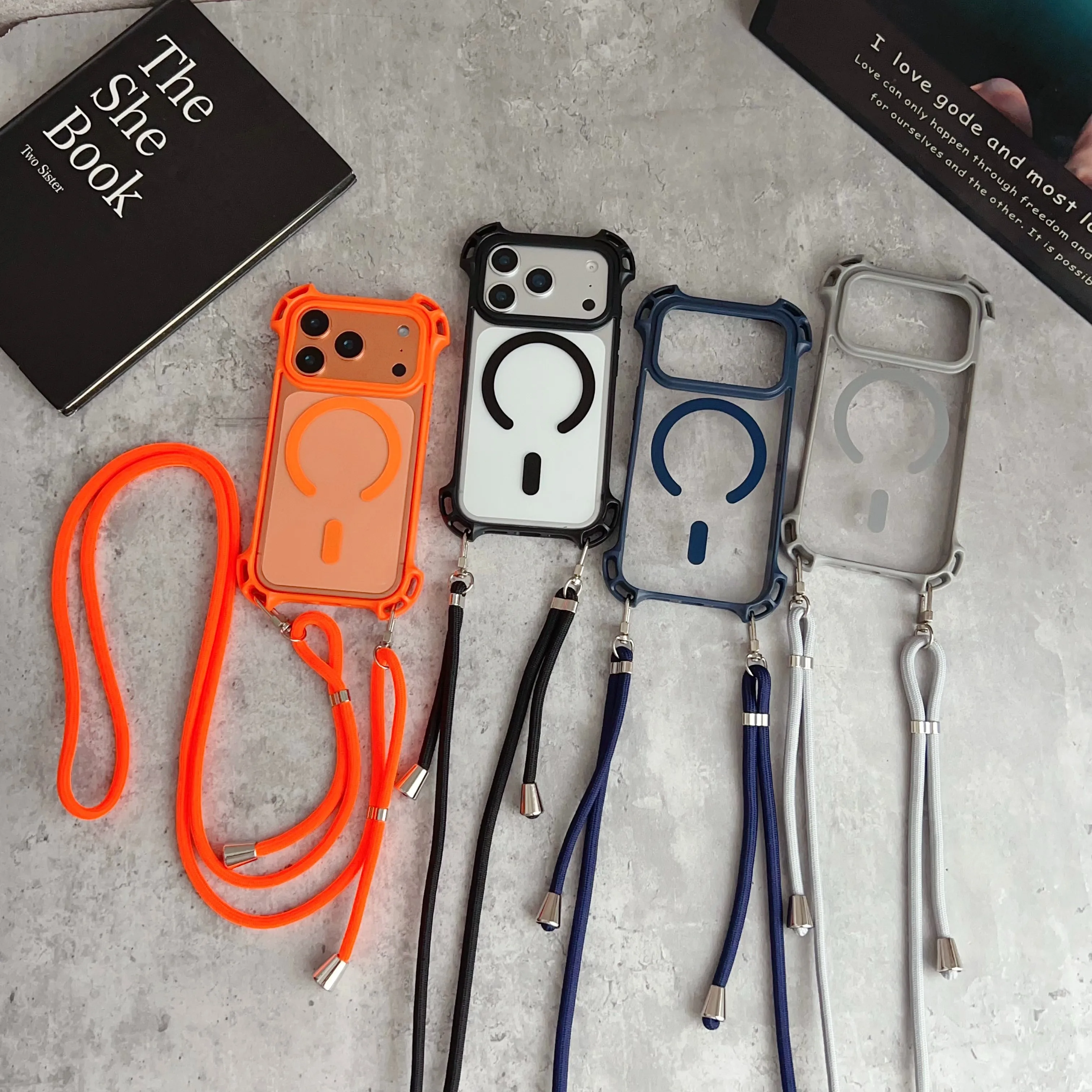 Creative Drone Anti-Drop Magnetic Case with Transparent Crossbody Shell