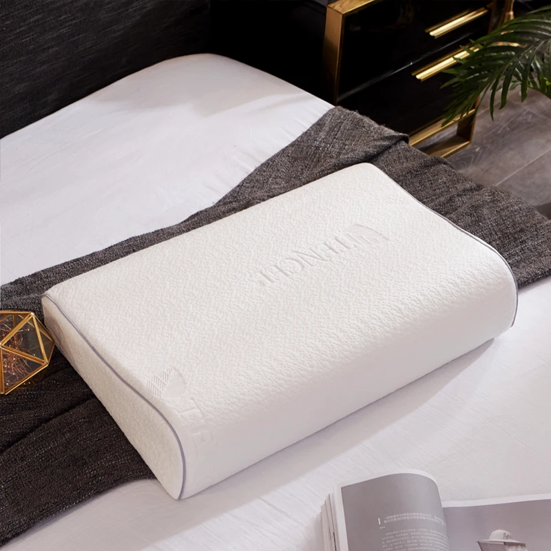 Natural Thailand Latex Pillow for Kids, Massage Sleep Cushion, Cervical Car, Orthopedic Pillows Sizes, 1Pc 2