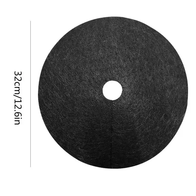 Növényi Talajtakaró Burkolat 10Db Tartós És Újrafelhasználható Gyűrűk Fa Protector Mat Kerek Fűgertes Kertészeti Szövet Borítás A Gyomvezérléshez - Image 5