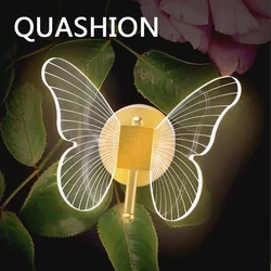Butterfly Series Wall Lights Nordic Bedroom Bedside Luminaria Sconces LED Wall Lamps for Home Decors Acrylic Iron Lighting бра