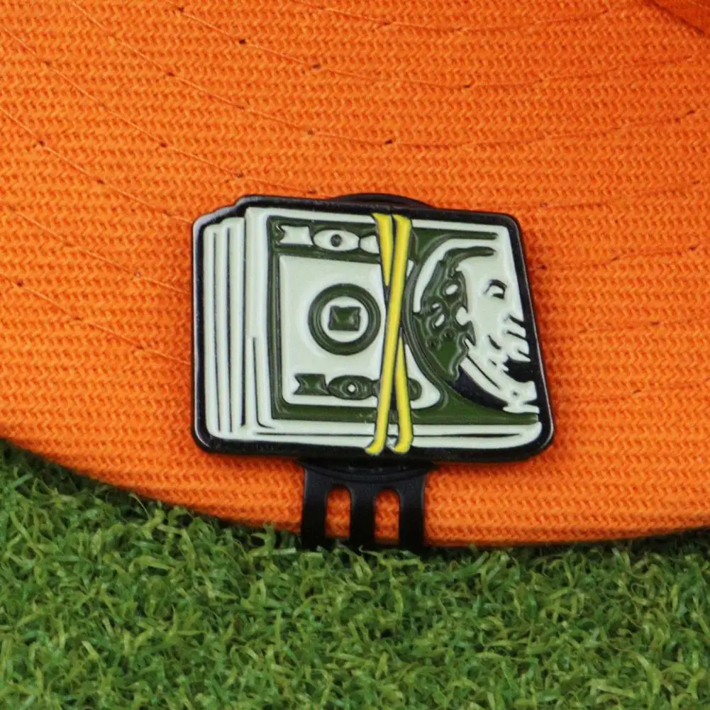 America Cash Golf Ball Marker Magnetic Golf Hat Clip Men Women Golfer Hats Pants Bags Visors Belts Metal Clip Accessories