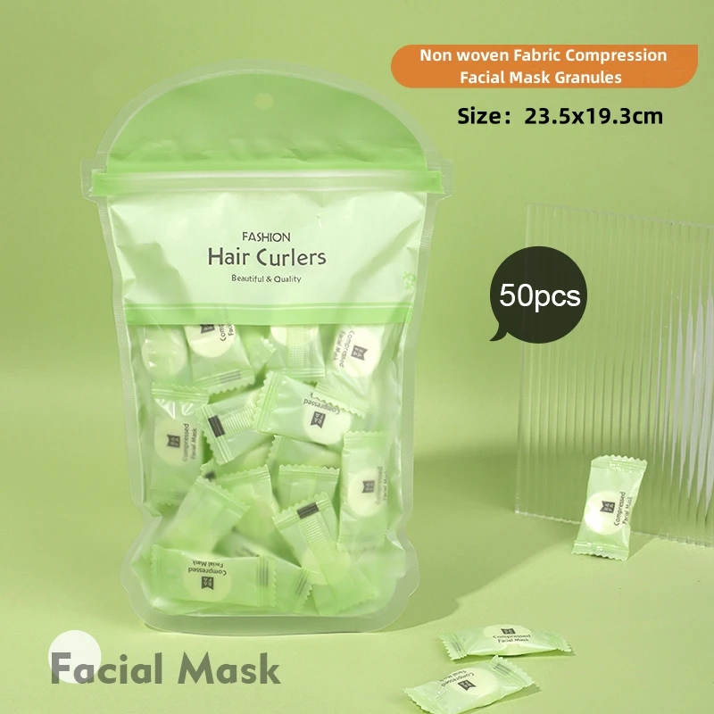 50pcs Disposable Facial Mask korean Compressed Silk Towel Skin Facial Spa Moisture Paper Film Beauty Women DIY Face Care Tool brushless motor jet fan silent high power 110 000rpm turbofan dust blower compressed air duster keyboard cleaning tool type c
