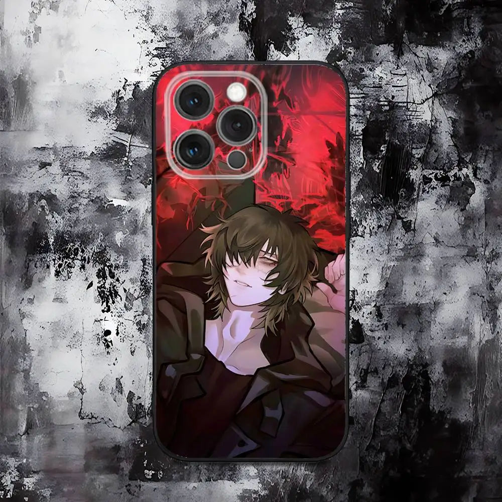 Towa Slow Damage Soft Silicone Black Phone Case
