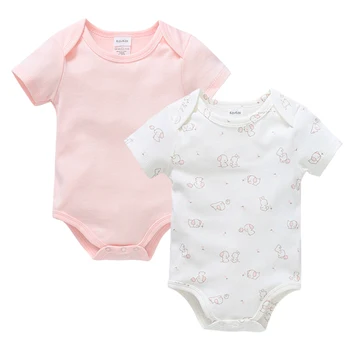 2 Pezzi Nuovi Arrivi Tutine per Neonata 100% Cotone Morbido Set di Abbigliamento per Neonati