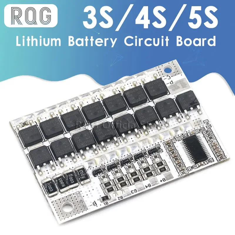 3s/4s/5s Bms 12v 16.8v 21v 3.7v 100a 리튬 이온 Lmo 삼원 리튬 배터리 보호 회로 기판, 리튬 폴리머 밸런스 충..