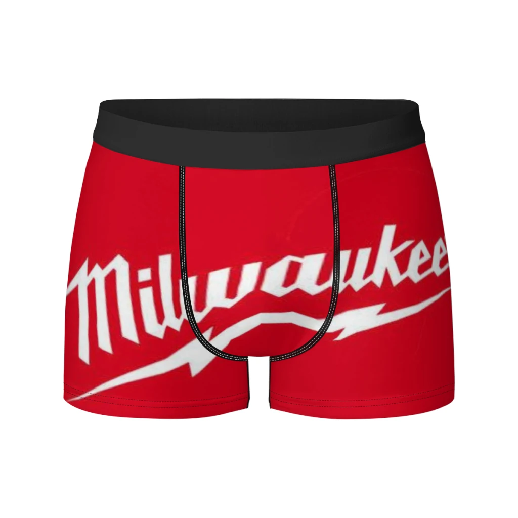 thumbnail image 1 of Milwaukee - Calzoncillos tipo bóxer de seda transpirables para hombre, elásticos, 3D, 1 of 4