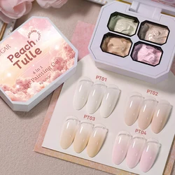 UR SUGAR 4 - in - 1 Gradient Gel Nail Art Set - 4 Colors, Semi - Permanent Soak Off UV Nails (62361 - 2)