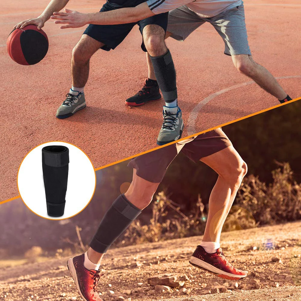 1Pcs Sports Adjustable Calf Compression Brace Shin Splint Guard Leg Support Sleeves Wrap Cycling Running Basketball Football calf compression sleeves calf compression sleeve