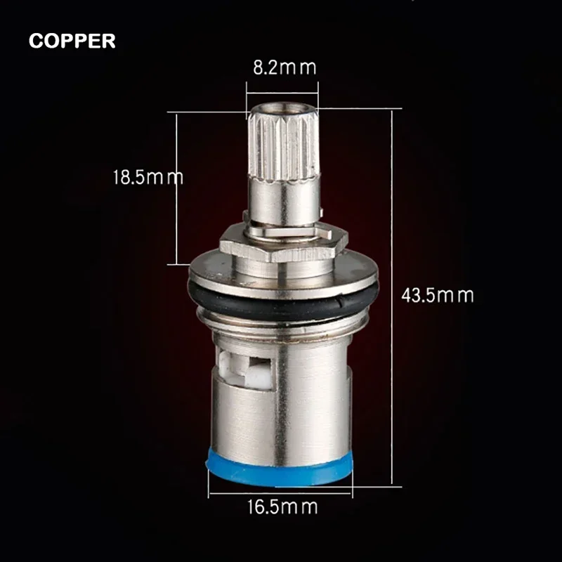 Faucet Valve Faucet Cartridge Universal Replacement Tap Valves Stainless Steel Copper Ceramic Disc Cartridge Inner Faucet Valve Bathroom Accessories
